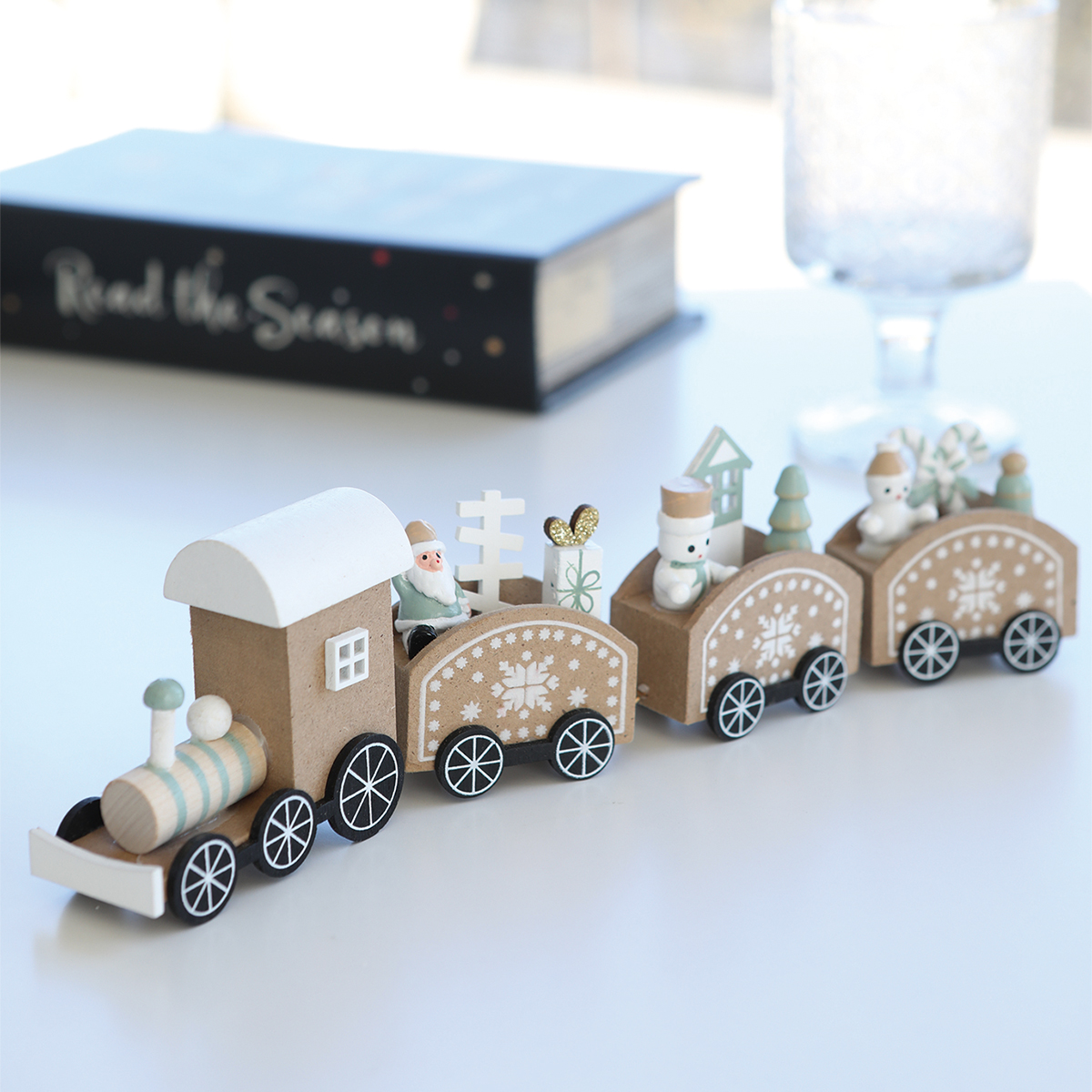 【クリスマス】ザイフェン・シマートレイン オブジェ 置物