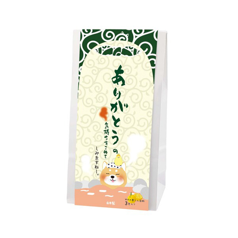 【日本製】柴ずきんバスギフトありがとう 入浴剤プチギフト 犬