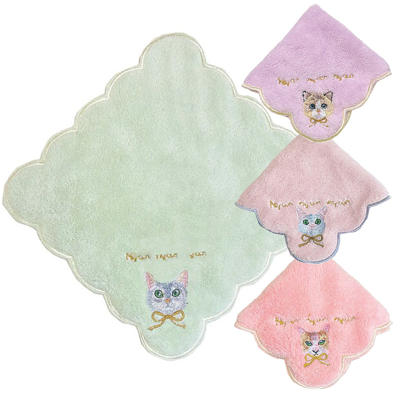 ねこの日 猫 ハンカチタオル