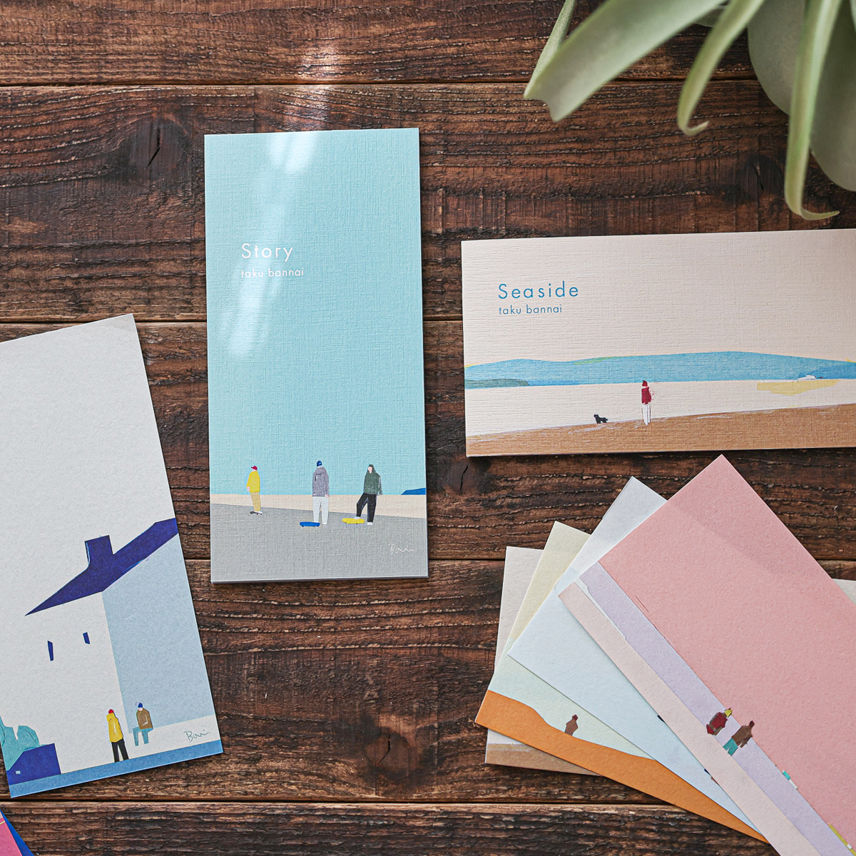 【cozyca products】坂内拓 一筆箋 Seaside&Story