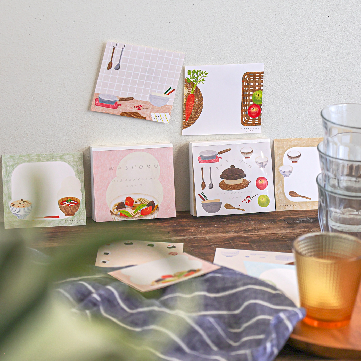 【cozyca products】平林香乃 ブロックメモ 日本製