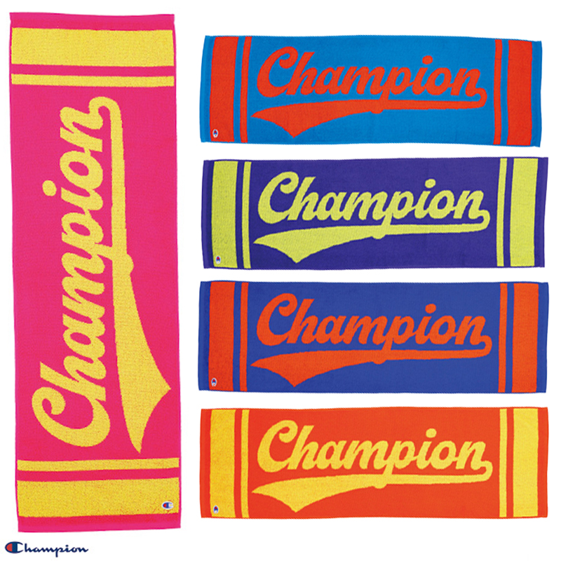 Champion チャンピオン ビビッドロゴ スポーツタオル