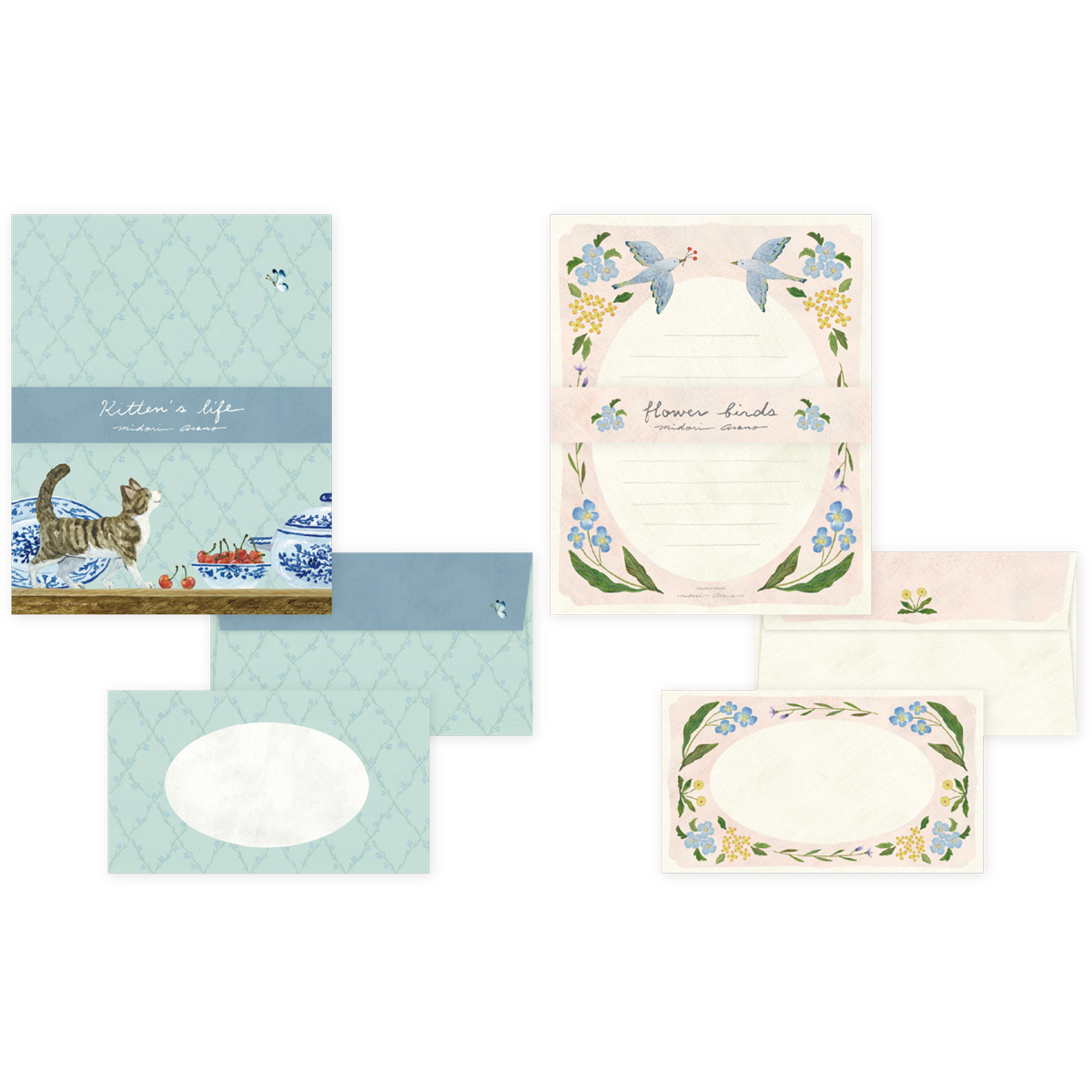 《予約：8月上旬》浅野みどり レターセット cozyca products
