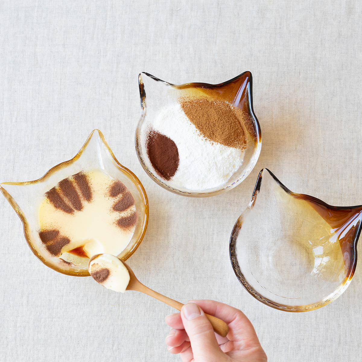 【日本製】かわいい猫柄 coconeco craft 小鉢