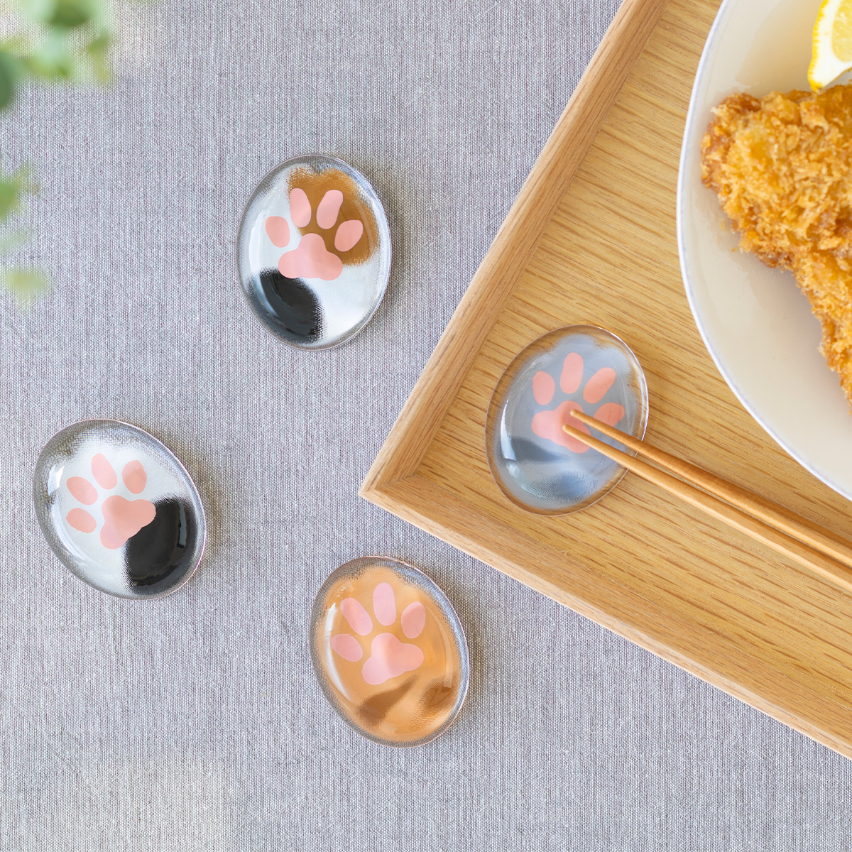 【日本製】coconeco 箸置き ミケ・チャトラ・ブチ・サバトラ 猫の日