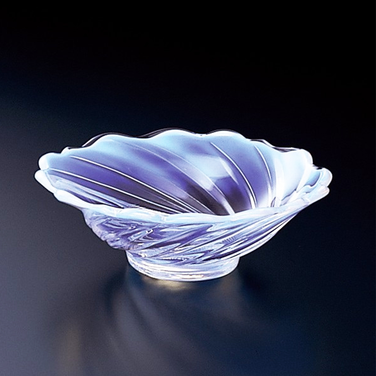 クリスタルガラス製刺身皿 - 食器