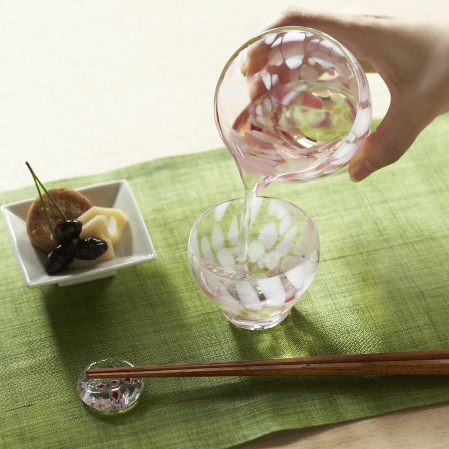 【津軽びいどろ】手に取るとこころ華やぐ日本の美しいグラス ふくらぐらす(片口、盃、グラス)