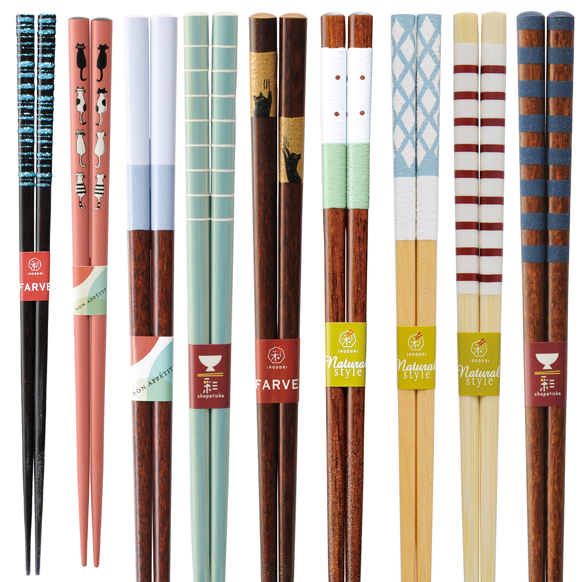 ファルベ・ボナペティ・ナチュラル 箸 シンプルvol.2