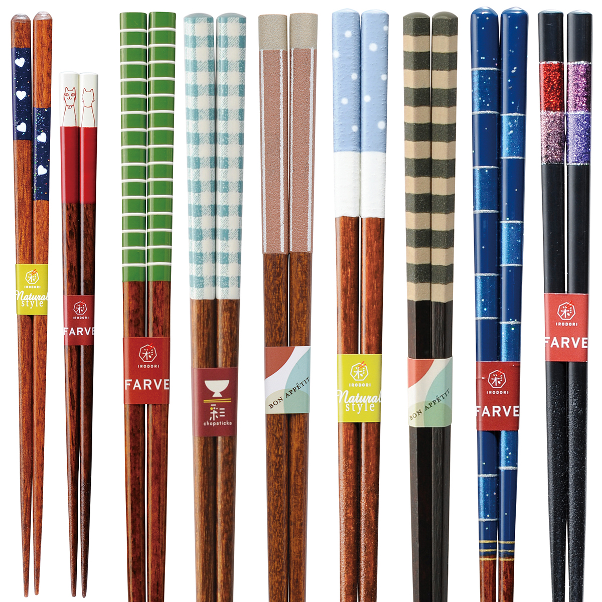 ファルベ・ボナペティ・ナチュラル 箸 シンプルvol.1