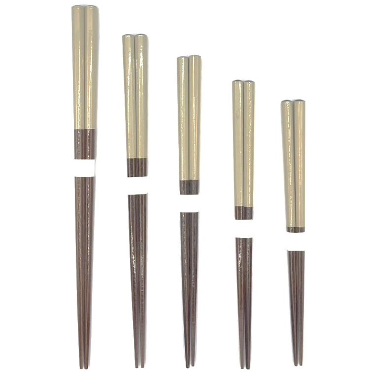 八角サイズ箸 生成(きなり)  食洗機対応 持ちやすく・掴みやすい