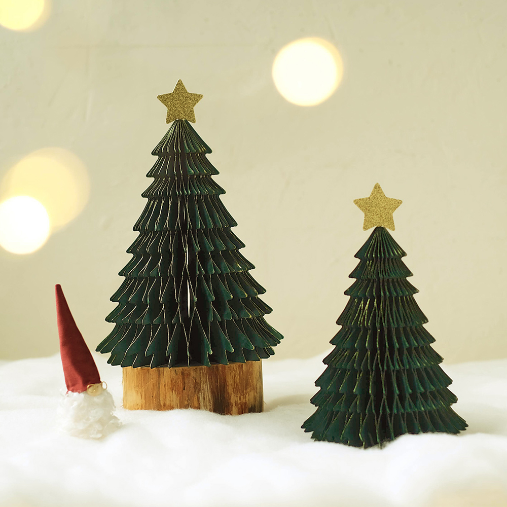 【クリスマス】ハニカムオーナメント ツリー