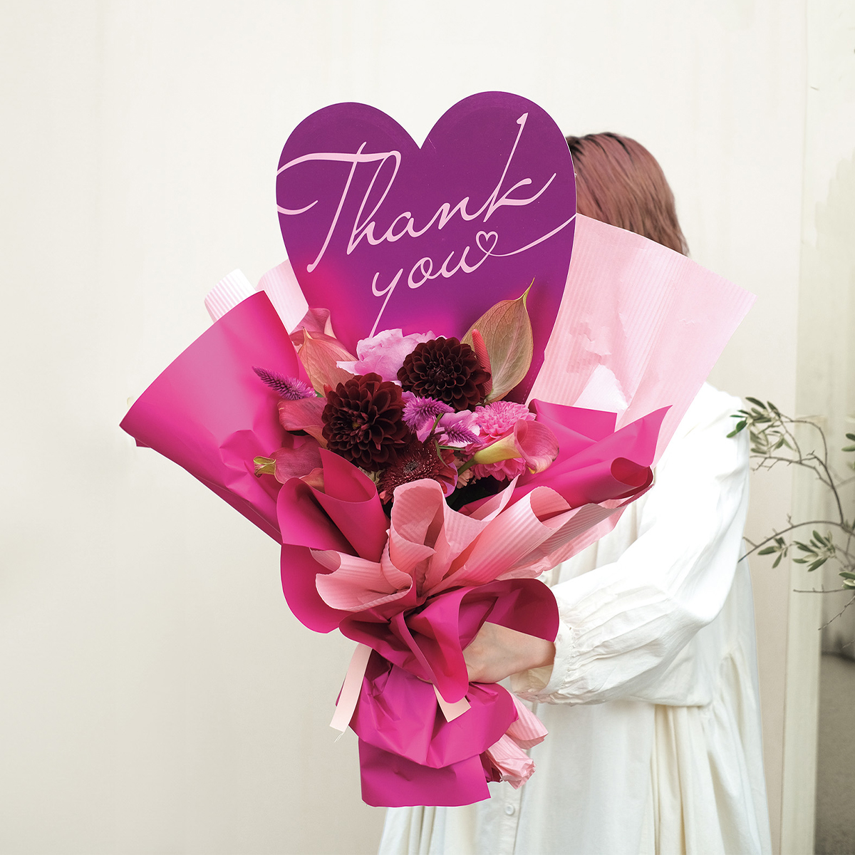 【ギフトやフラワーアレンジに】メタリックメッセージスティック プレゼント お祝い