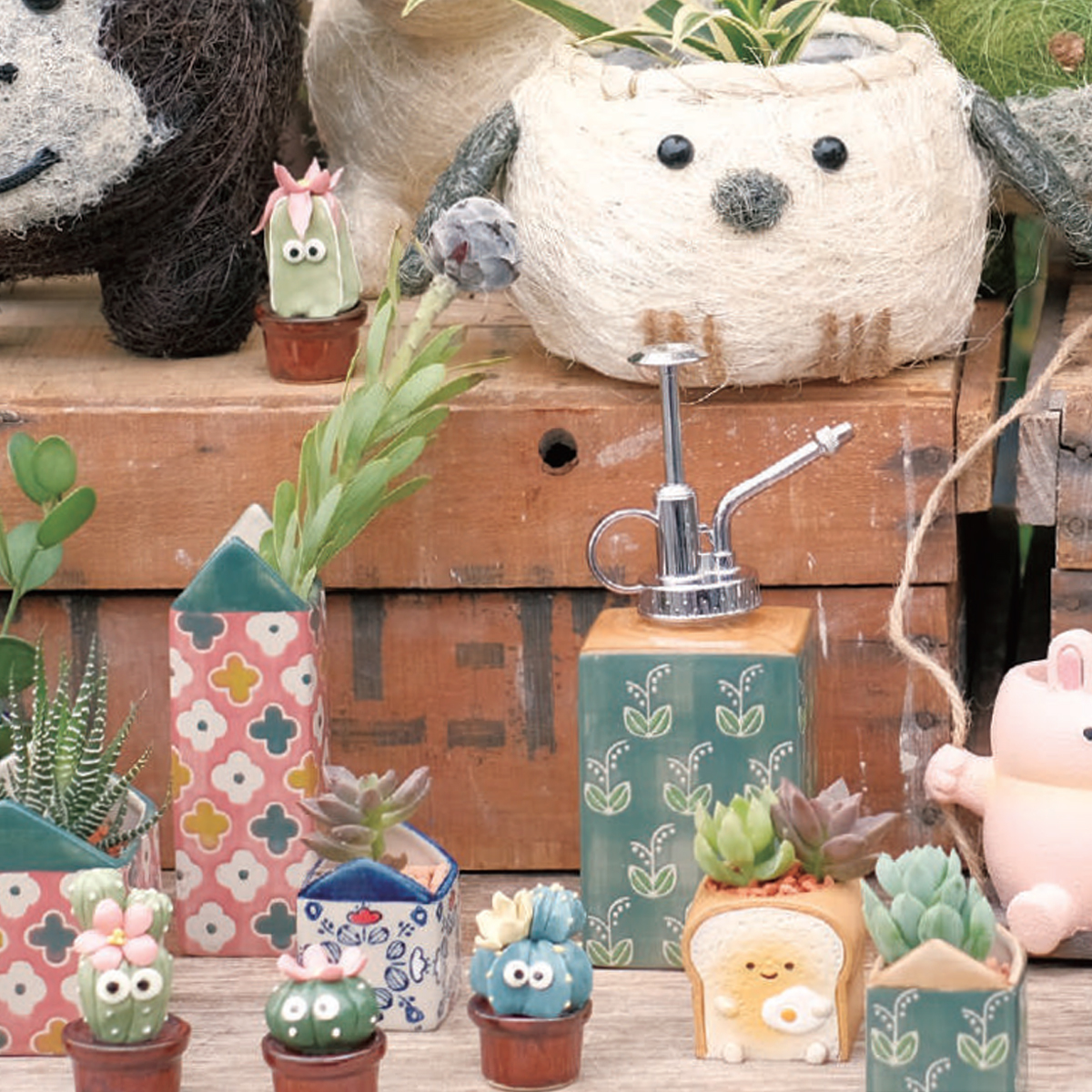 【ガーデニングやインテリアに】チェリッシュスプレーボトル 霧吹き