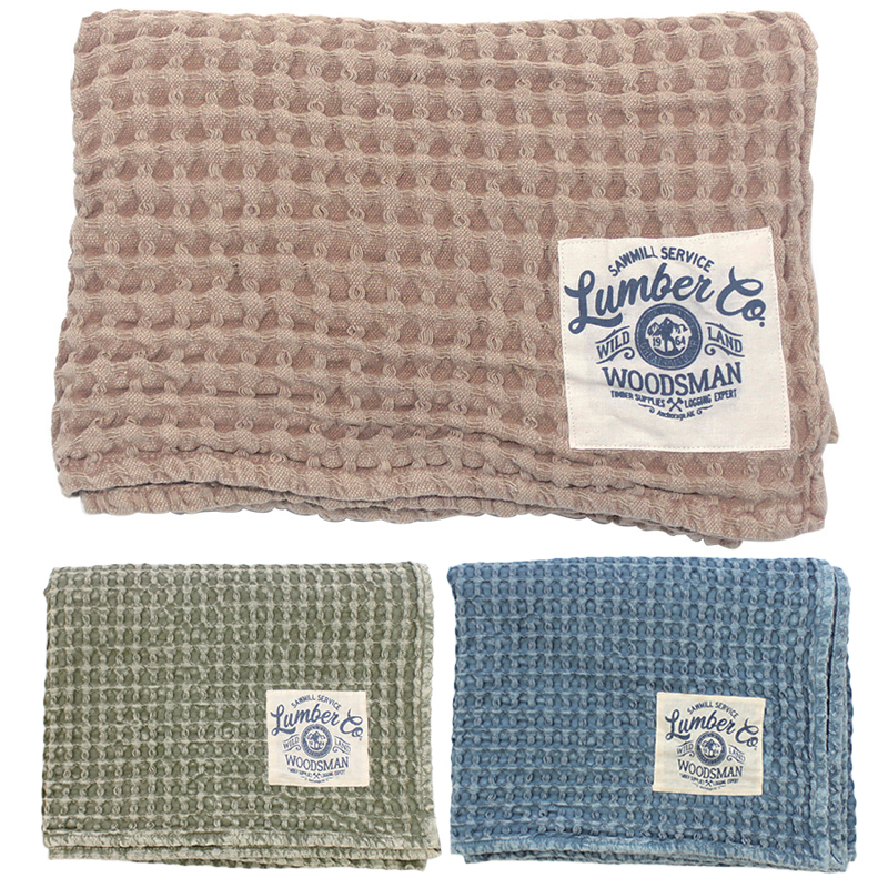 ワッフルサーマル マルチカバー S リビング雑貨