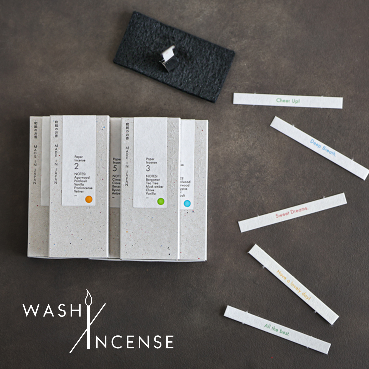 【薫寿堂】WASHI/INCENSE 和紙のお香 インセンス