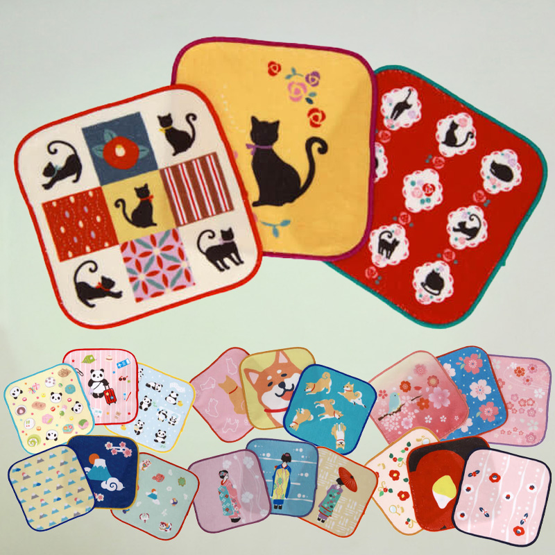 おしゃれミニタオル3P お土産にも