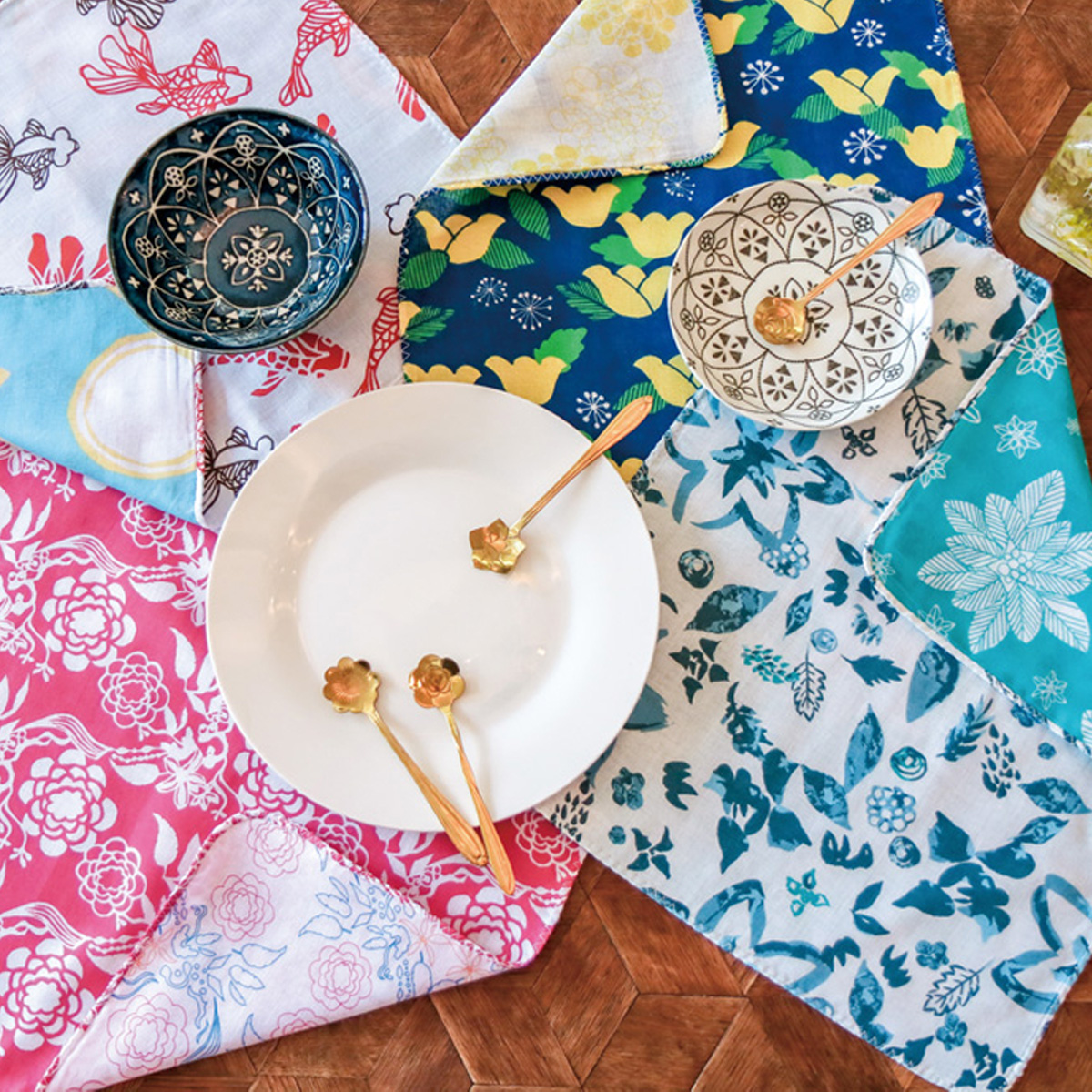 両面ガーゼ はんかち(1)