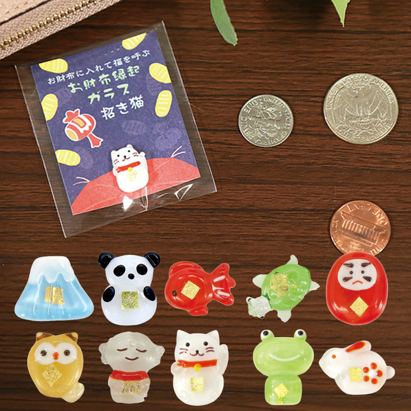 【日本製】お財布縁起ガラス