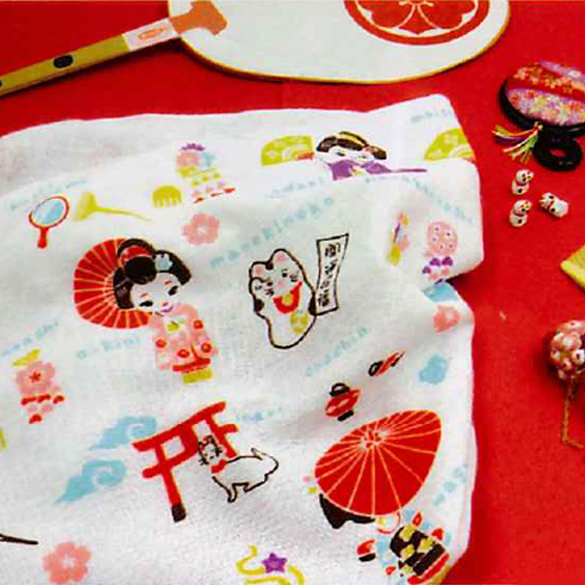 おしゃれ手拭いたおる てぬぐい 和柄 富士山 舞妓さん 犬 日本のお土産 日本製