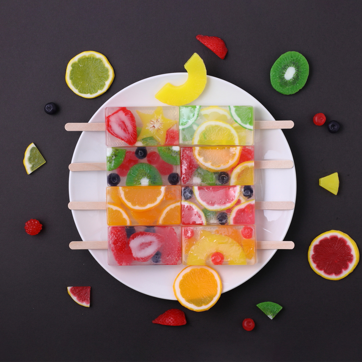 フルーツキャンディバーソープ 石けん ギフト かわいい 手作り リィリィ 日本製