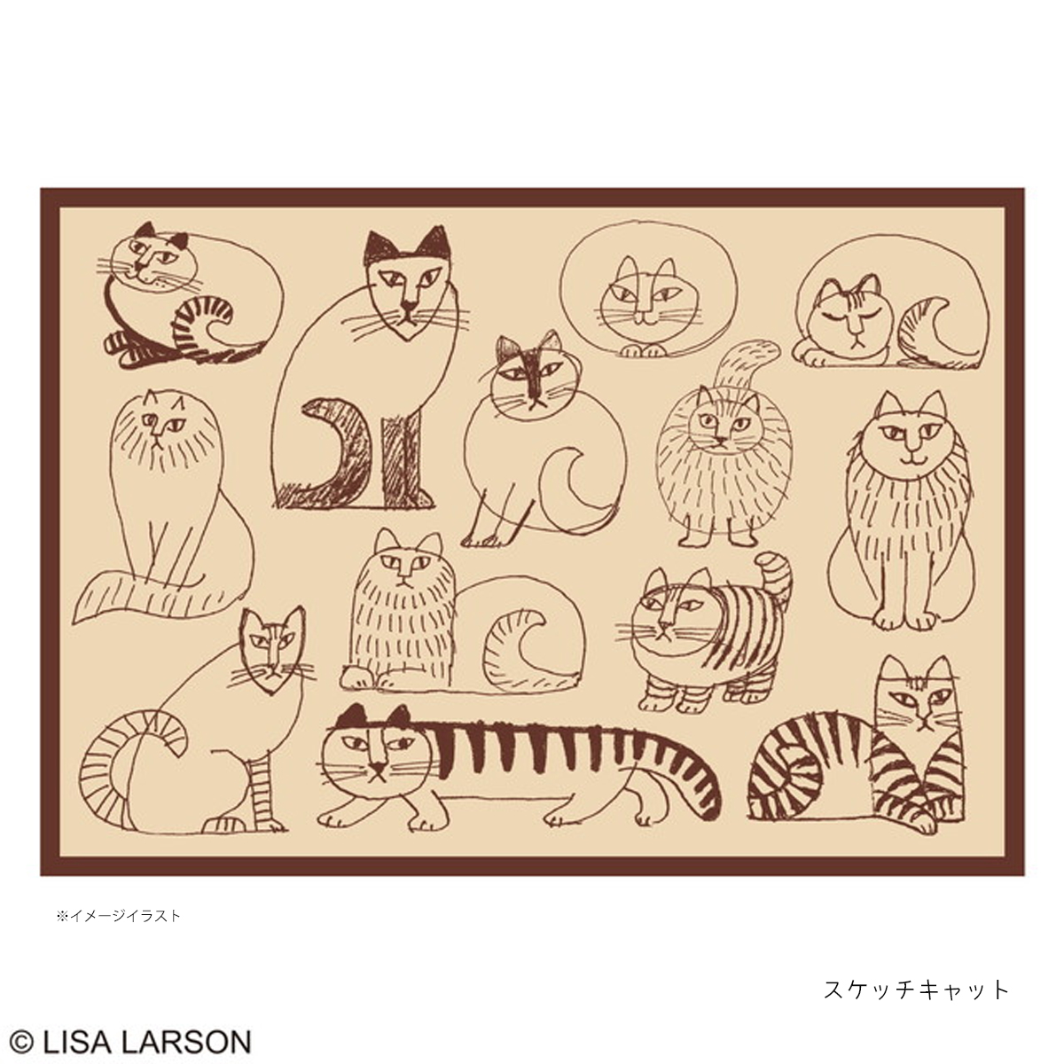 雑貨卸、雑貨仕入れ（【LISA LARSON】リサ・ラーソン スケッチ 