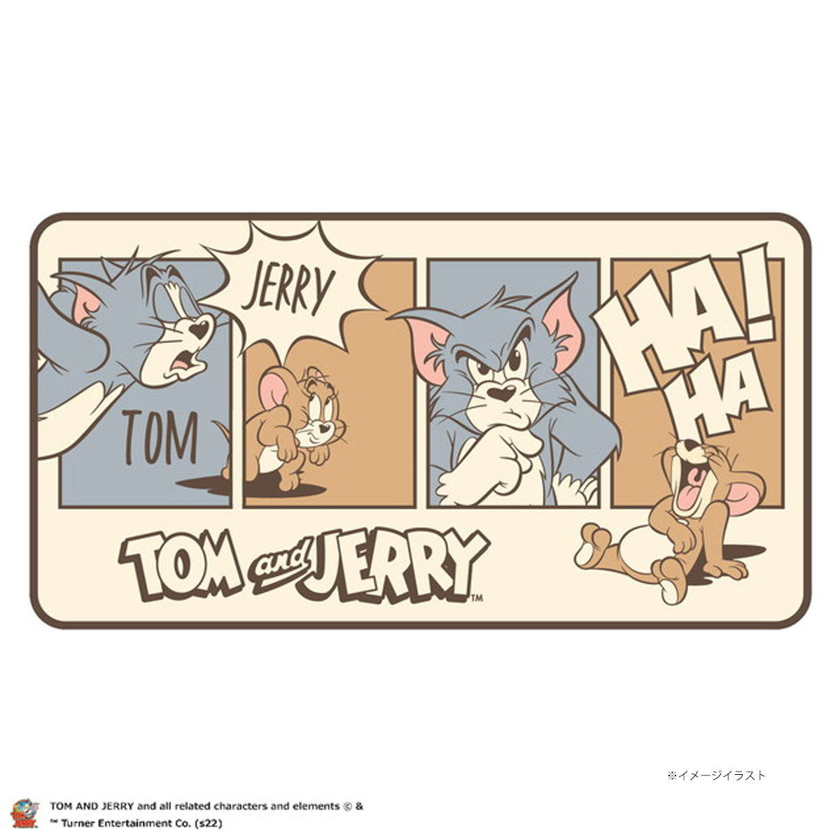 【TOM & JERRY】トムとジェリー ロングブランケット ひざ掛け