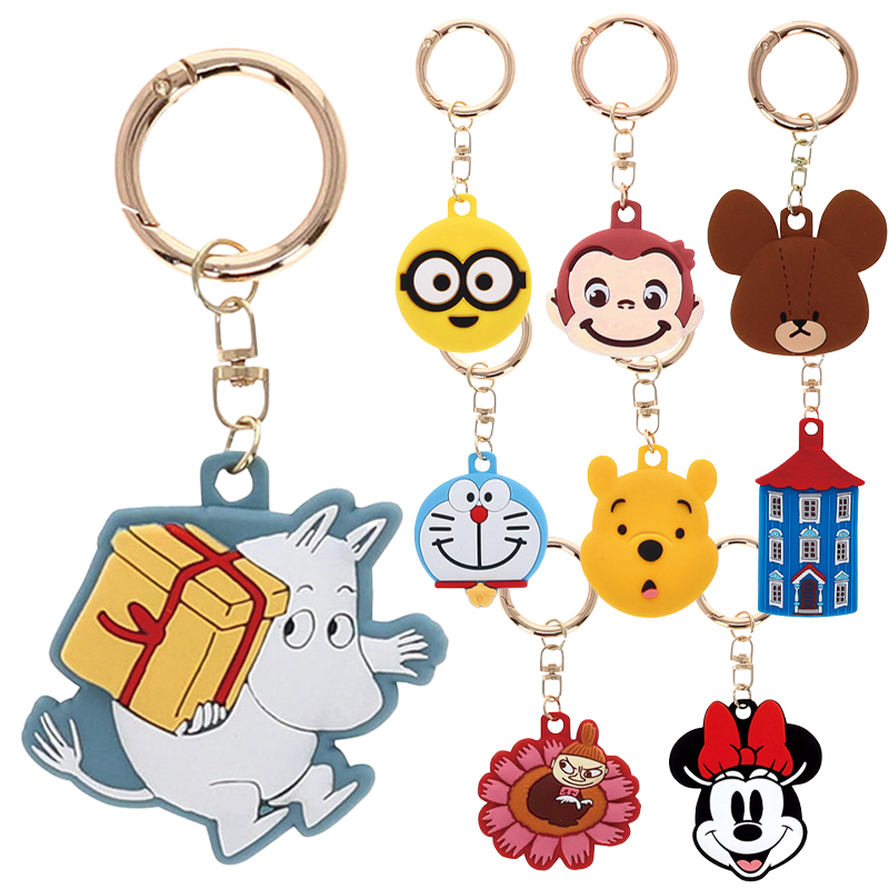 MOOMIN ムーミン ディズニー ドラえもん くまのがっこう エアタグ ソフトケース　For Air Tag