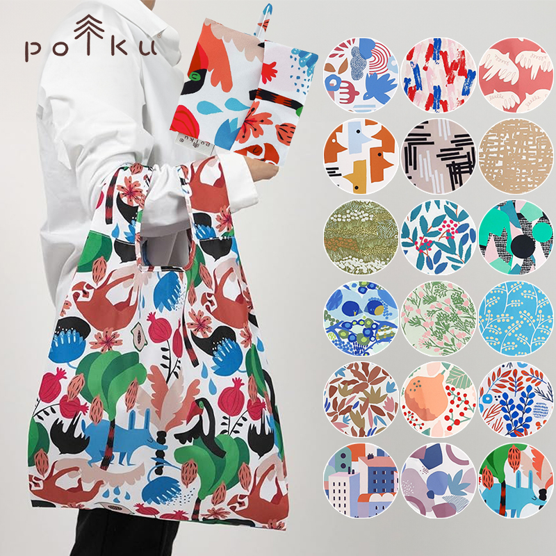 【polku】ポルク エコバッグ 大きめで便利
