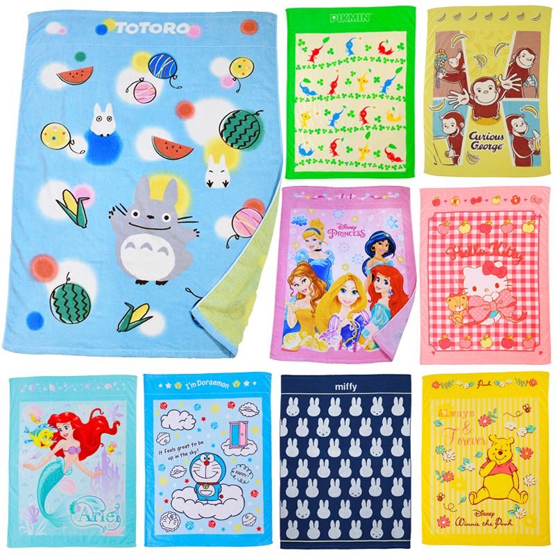 お昼寝ケット ディズニー&サンリオ&ドラえもん&ジブリ&miffy&おさるのジョージ キッズ