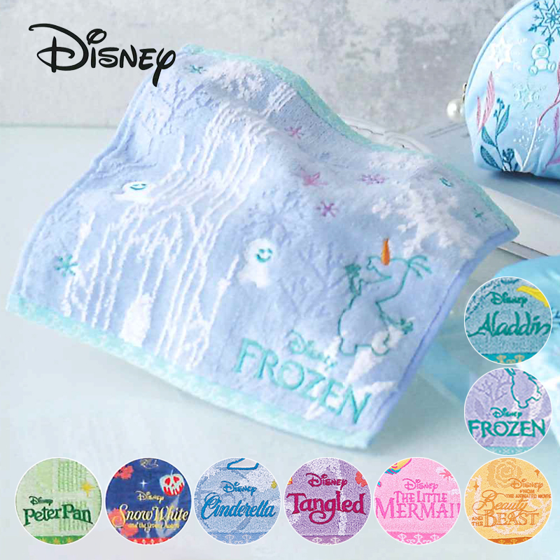 【Disney】ディズニープリンセス アイコニック ミニタオル&フェイスタオル 抗菌防臭加工