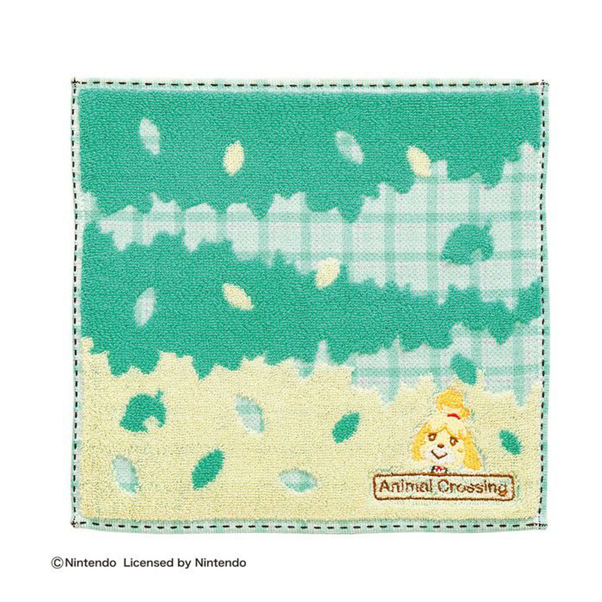 【任天堂】どうぶつの森 リーフグリーン ミニタオル 抗菌防臭加工