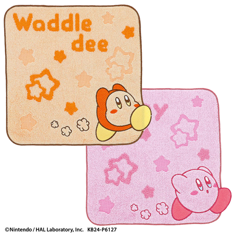 【星のカービィ】とびだしカービィ&ワドルディ ミニタオル