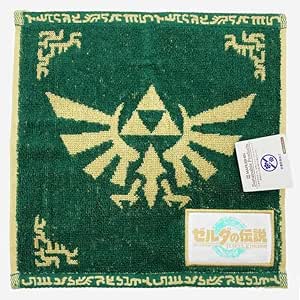 【任天堂】ゼルダの伝説 グリーンエレメント ミニタオル 抗菌防臭加工