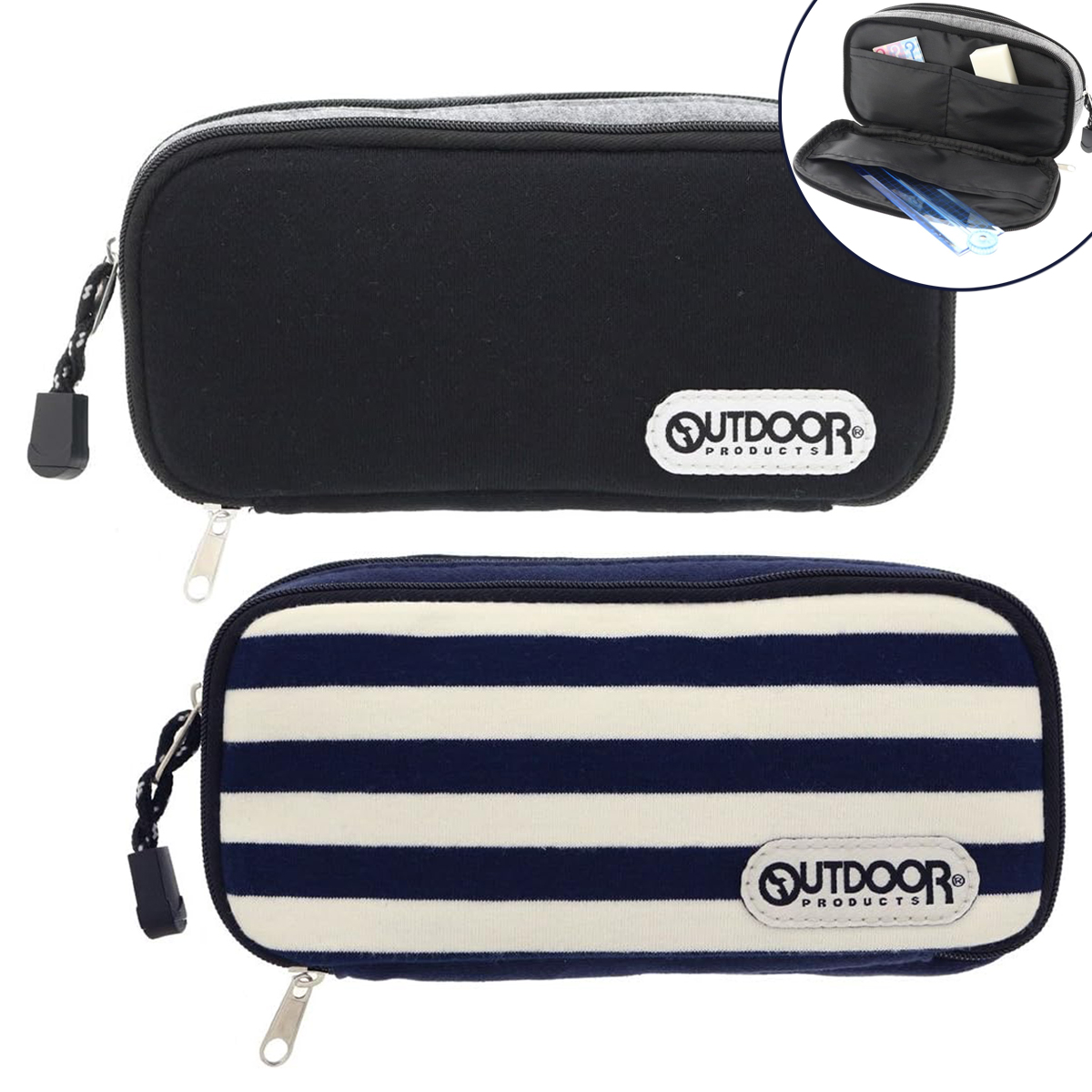 ペンケース OUTDOOR 2ルーム