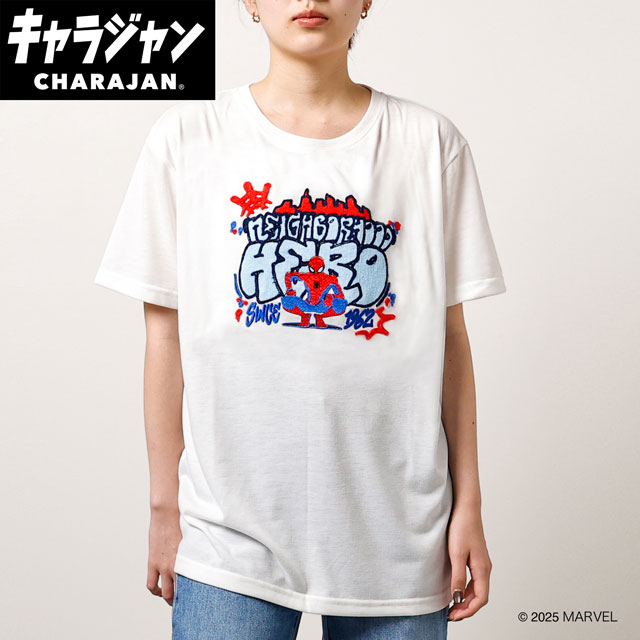 【キャラジャン】Marvel マーベル スパイダーマン ネイバーフッドヒーロー Tシャツ(M)/(L)/(3L)