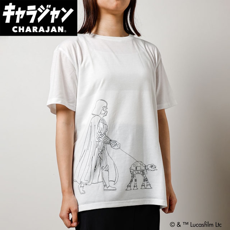 【キャラジャン】STAR WARS スター・ウォーズ ダースベイダーウォーク Tシャツ(M)/(L)/(3L)