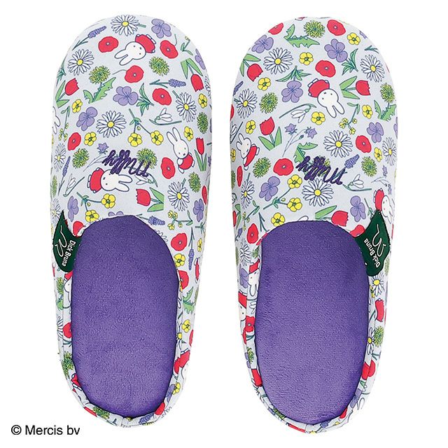 【miffy】ミッフィー ブルームフレグランス ルームシューズ