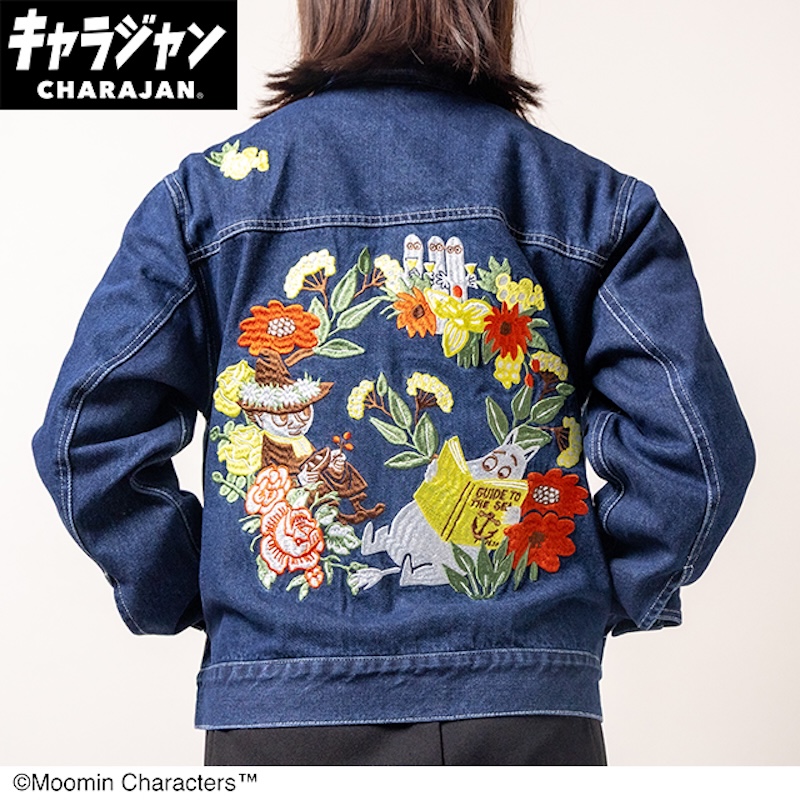 【キャラジャン】MOOMIN ムーミン デニムリース ジージャン(M)/(L)/(3L)