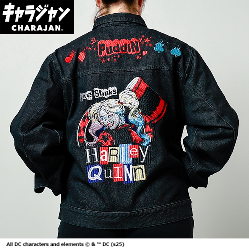 【キャラジャン】DC ハーレイ・クイン ハーレイ・クインラブスティンクス ジージャン(M)/(L)/(3L)
