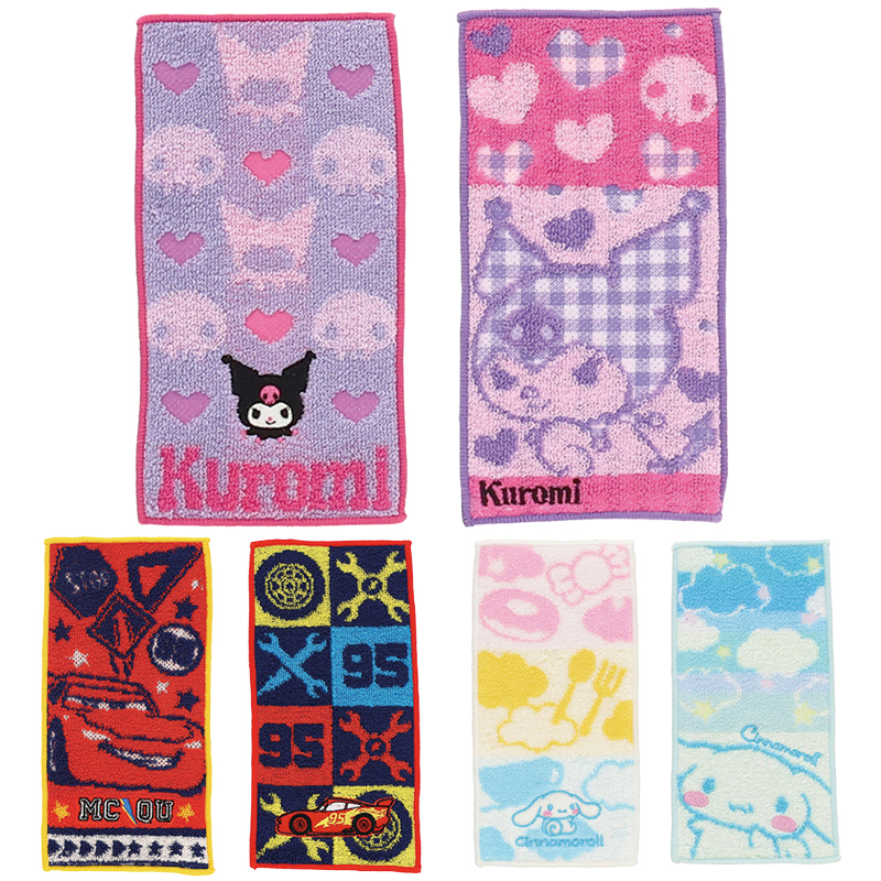 【新学期に】ディズニー サンリオ ポケットタオル 2枚組