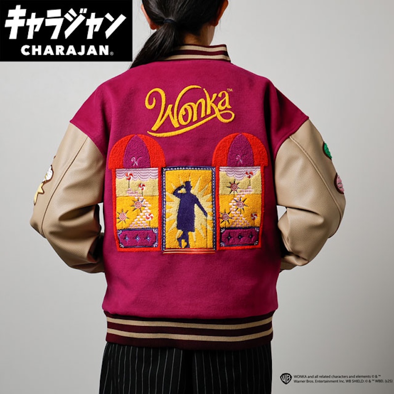 【キャラジャン】ウォンカ チョコレートマジック スタジャン(L)/(3L)