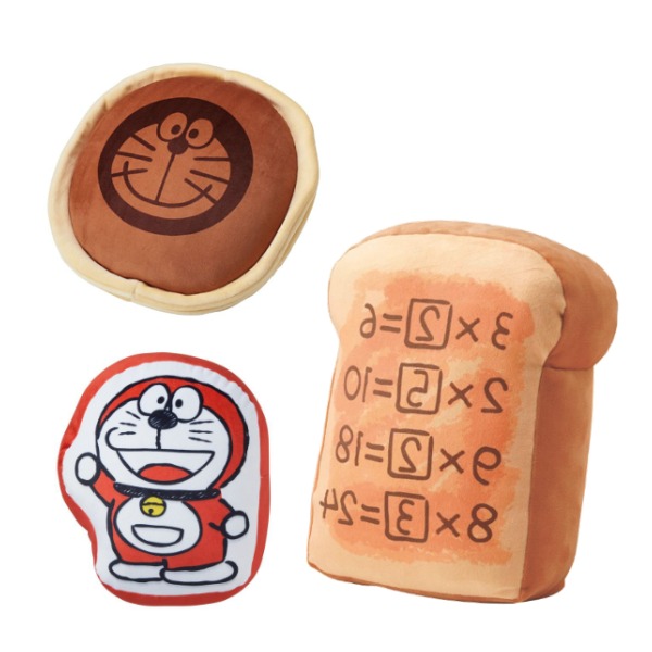 【ドラえもん】もちもちクッション ドラ焼き&アンキパン&ミニドラ