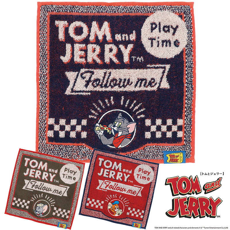 【TOM&JERRY】トムとジェリー ダイナー ミニタオル 防菌防臭加工