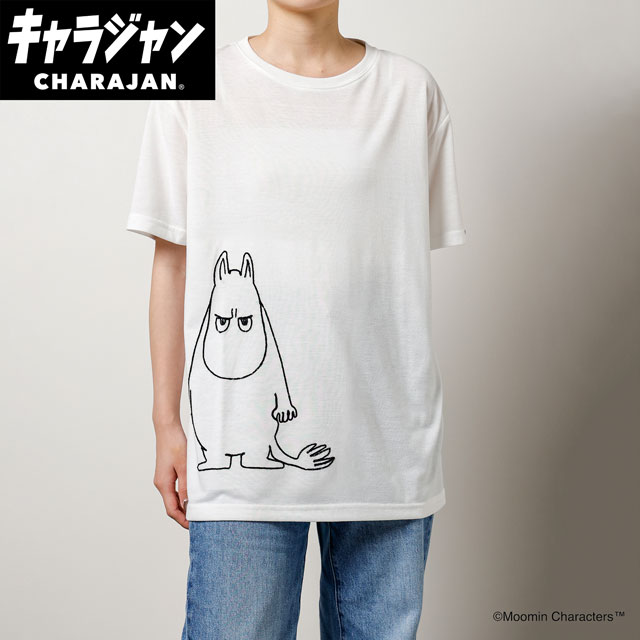 【キャラジャン】MOOMIN ムーミン ムーミン ムスッとフェイスTシャツ(M)/(L)/(3L)