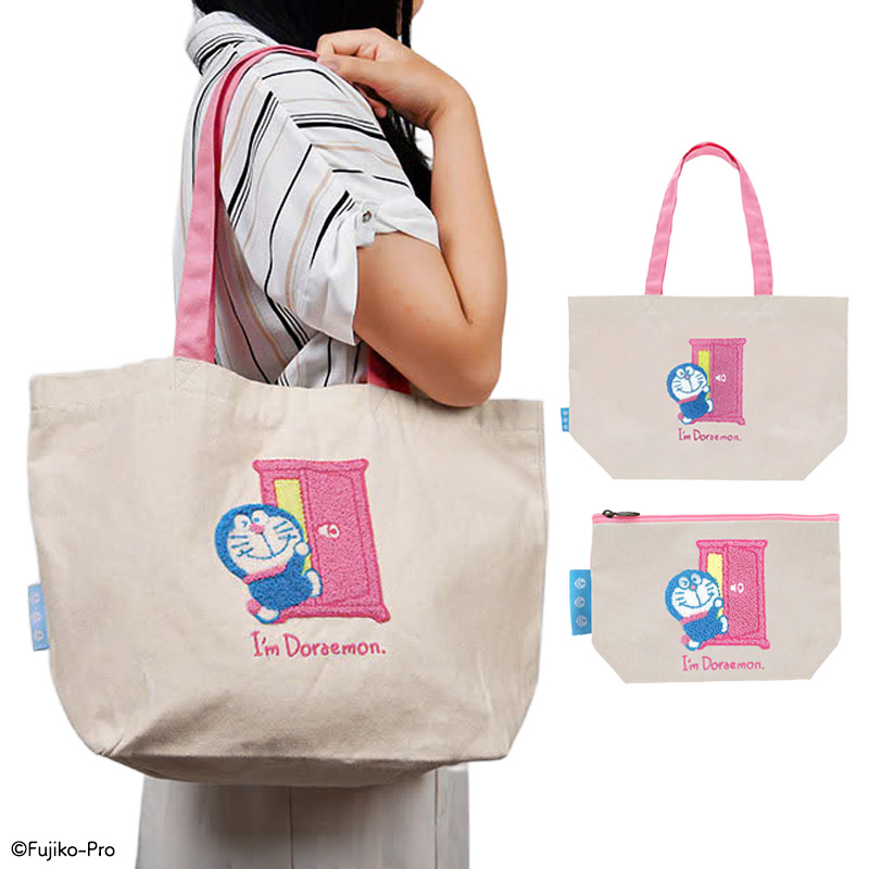 アイムドラえもん ワンポイントどこでもドア ポーチ/トートバッグ