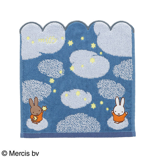 miffy ミッフィー キラキラスターリースカイ ミニタオル