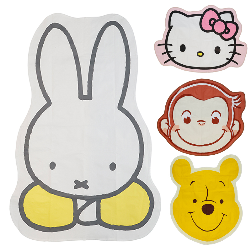 おさるのジョージ miffy ディズニー サンリオ レジャーシート 中サイズ