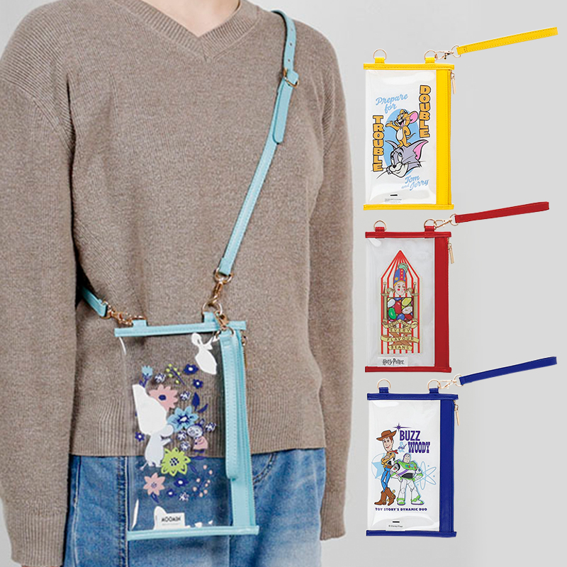 MOOMIN ディズニー ハリー・ポッター トムとジェリー クリア サコッシュ