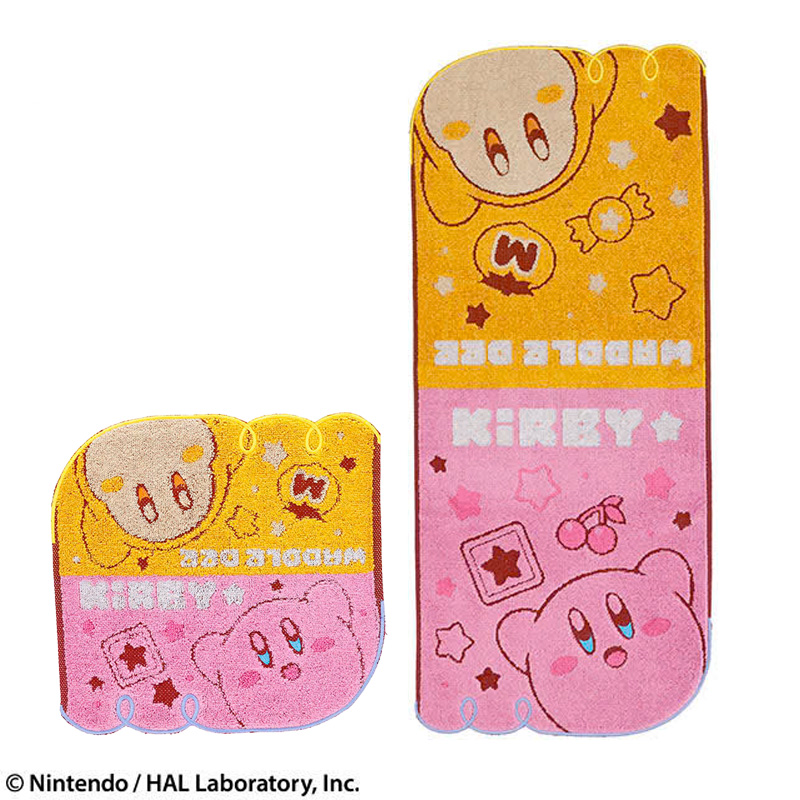 星のカービィ ひょっこりカービィ タオルハンカチ/フェイスタオル