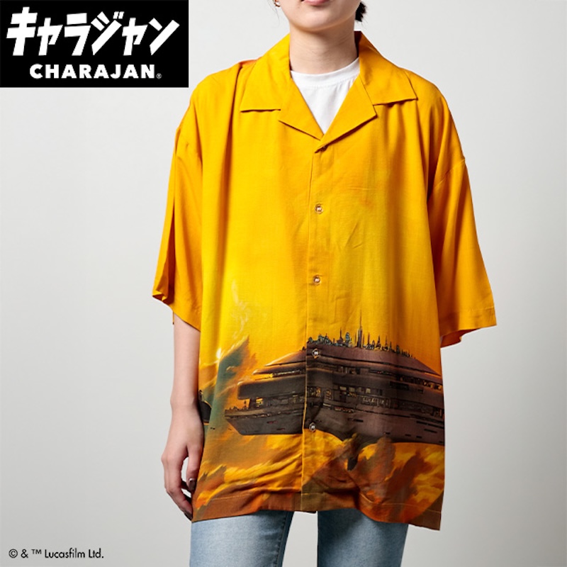 【キャラジャン】STAR WARS スター・ウォーズ クラウドシティ アロハシャツ(M)/(LL)